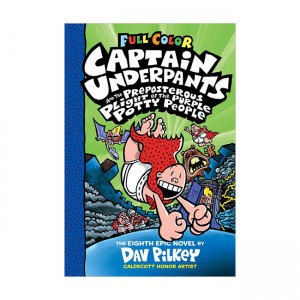 (÷) #08 : Captain Underpants and the Preposterous Plight of the Purple Potty People (Hardcover)