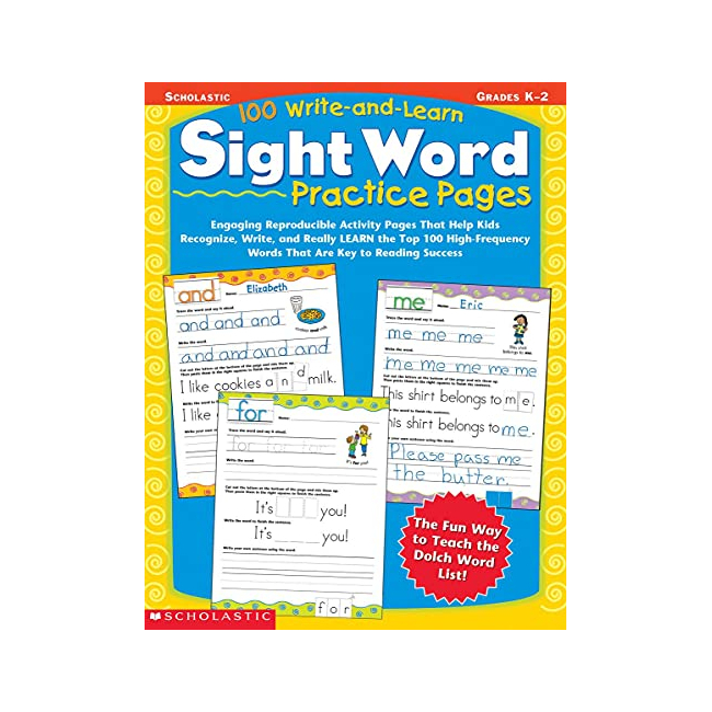 100 Write-and-Learn Sight Word Practice Pages (Paperback, ̱)