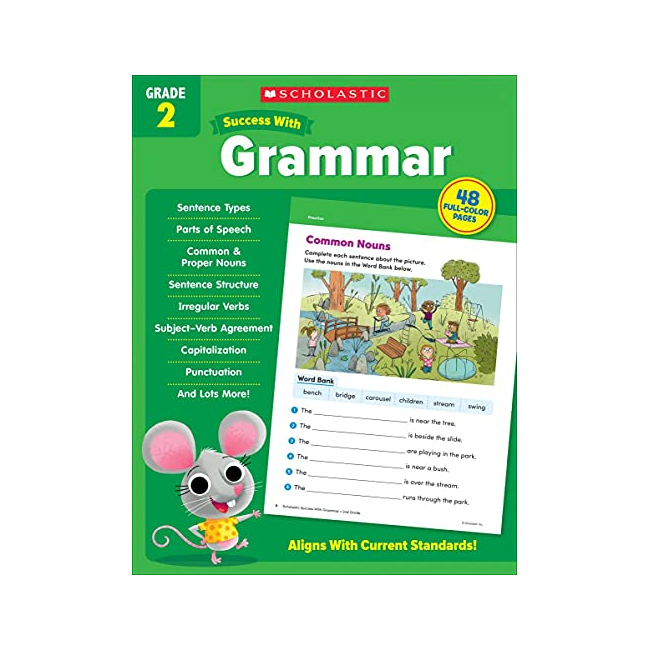 Scholastic Success With Grammar Grade 2 Workbook (Paperback, ̱)