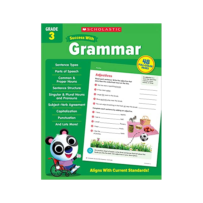 Scholastic Success With Grammar Grade 3 Workbook (Paperback, ̱)
