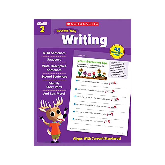 Scholastic Success With Writing Grade 2 Workbook