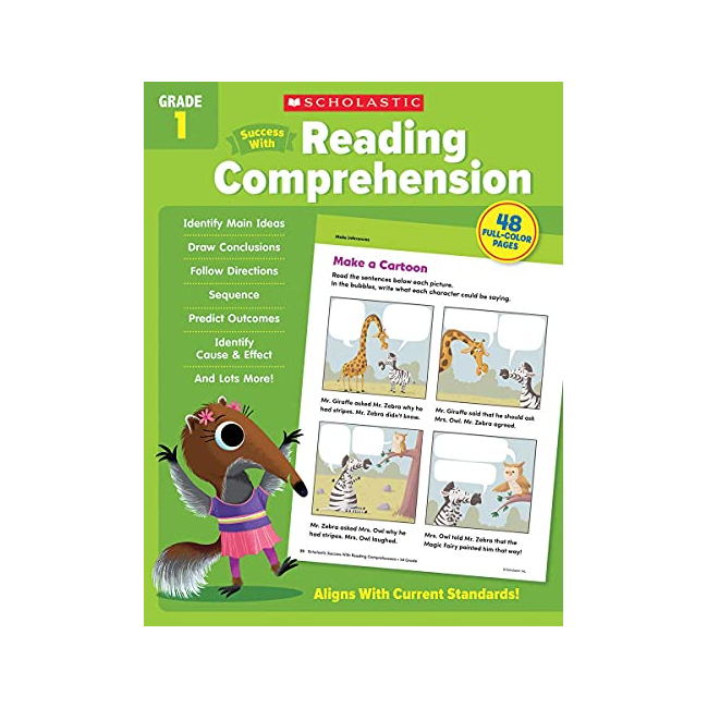 Scholastic Success With Reading Comprehension Grade 1 Workbook (Paperback, ̱)