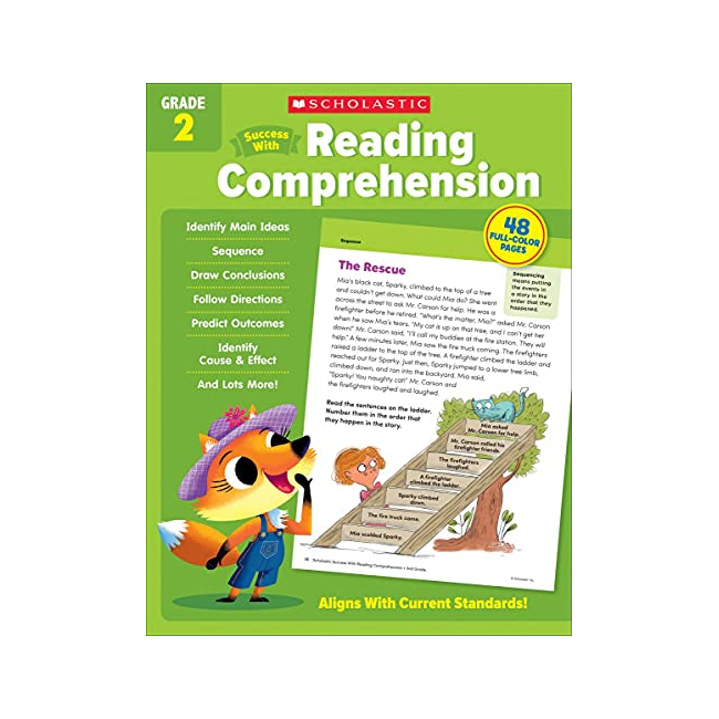 Scholastic Success With Reading Comprehension Grade 2 Workbook (Paperback, ̱)