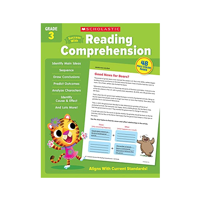 Scholastic Success With Reading Comprehension Grade 3 Workbook (Paperback, ̱)