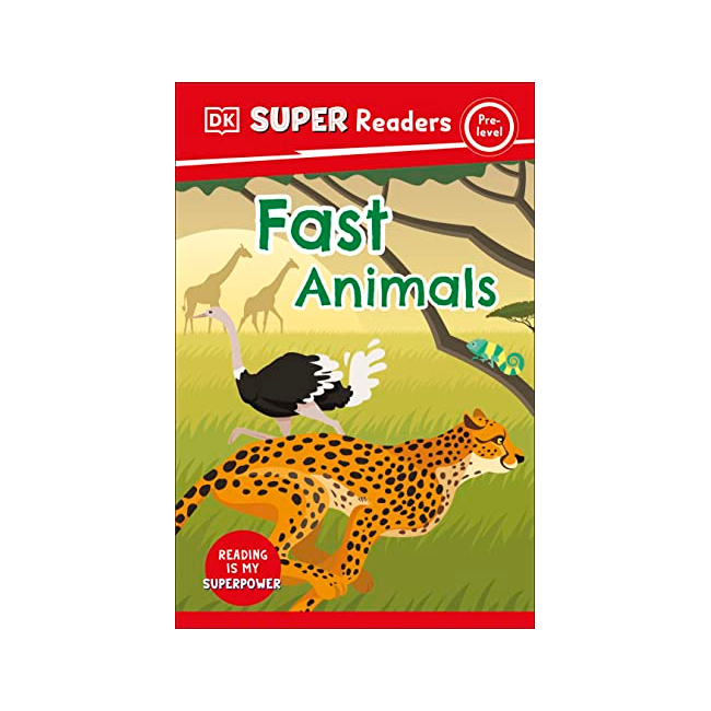 DK Super Readers Pre-Level : Fast Animals  (Paperback, 미국판)