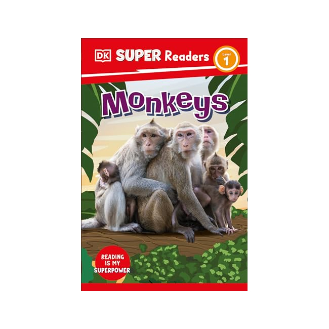 DK Super Readers Level 1 :  Monkeys (Paperback, 미국판)