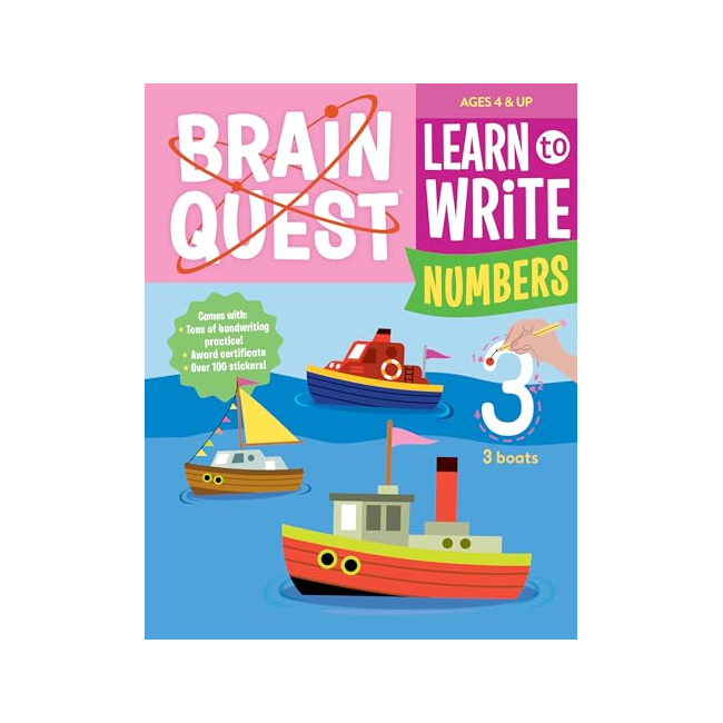 Brain Quest Learn to Write: Numbers