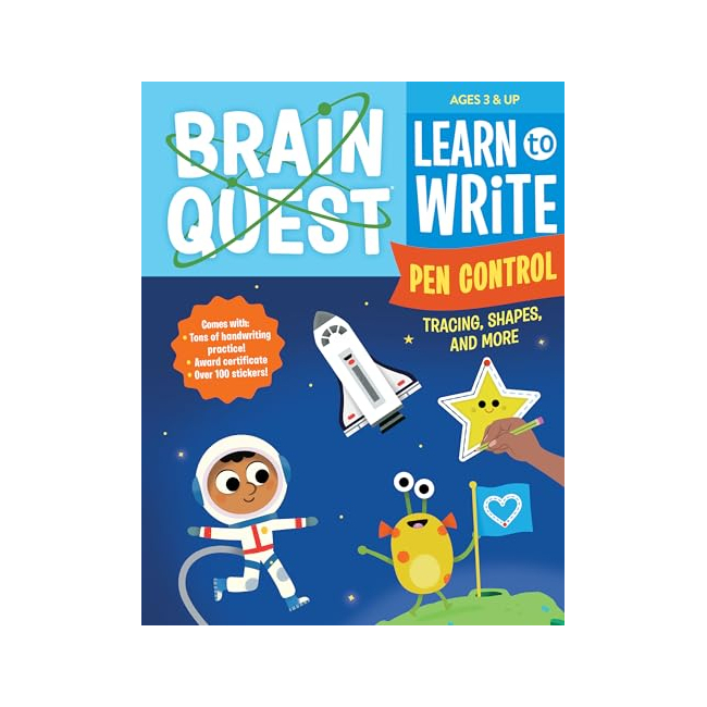 Brain Quest Learn to Write: Pen Control, Tracing, Shapes, and More