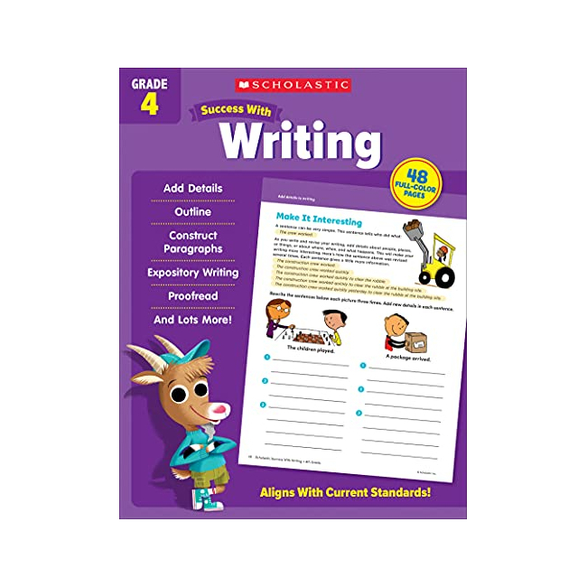 Scholastic Success With Writing Grade 4 Workbook