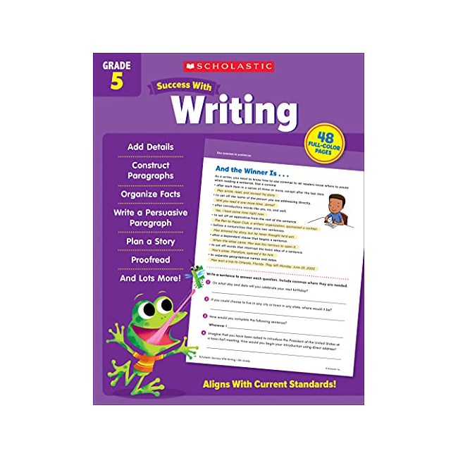Scholastic Success With Writing Grade 5 Workbook