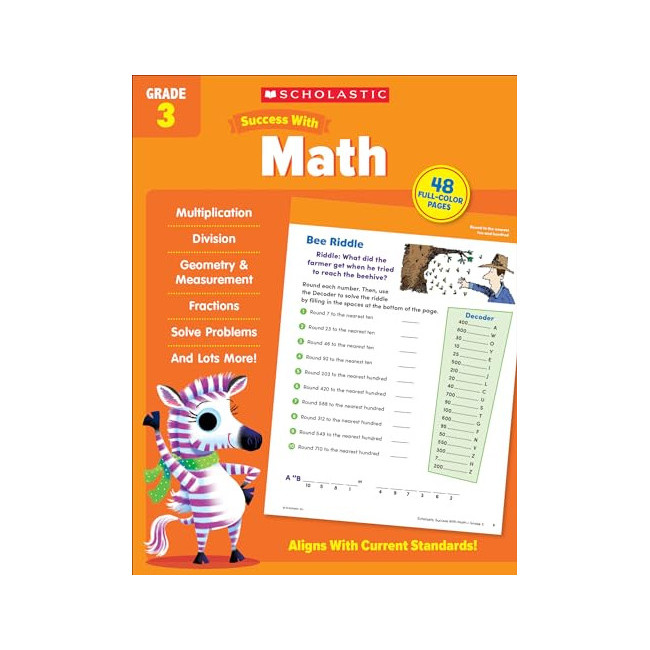 Scholastic Success With Math Grade 3 Workbook