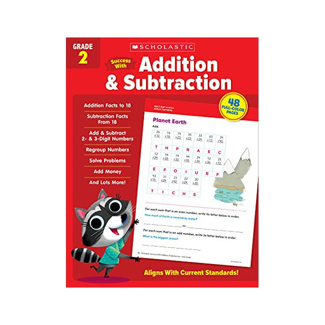 Scholastic Success With Addition & Subtraction Grade 2 Workbook