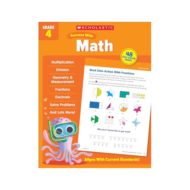 Scholastic Success With Math Grade 4 Workbook