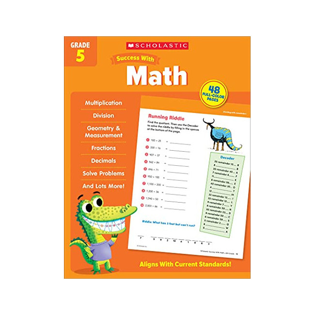 Scholastic Success With Math Grade 5 Workbook