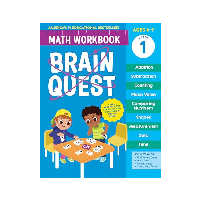 Brain Quest Math Workbook: 1st Grade