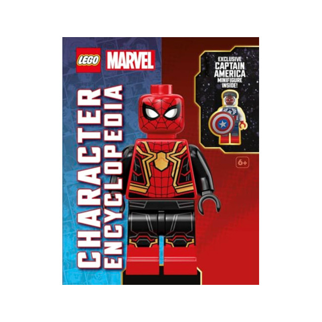 LEGO Marvel Character Encyclopedia: With Exclusive Captain America Minifigure