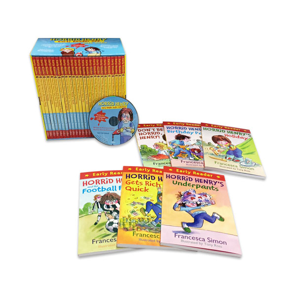   Horrid Henry Early Reader 25 éͺ&CD Set