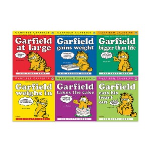 [세이펜BOOK]Garfield 가필드 영어 만화 챕터북 6종 (Paperback)