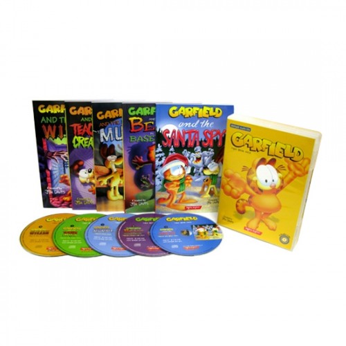 Garfield ʵ #01-5 éͺ Ʈ (Paperback + Audio CD)