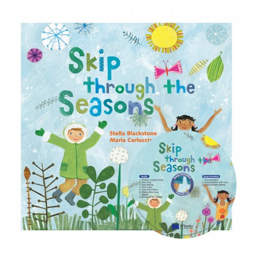 ο  ִϸ̼  Skip through the Seasons (Paperback & Hybrid CD)