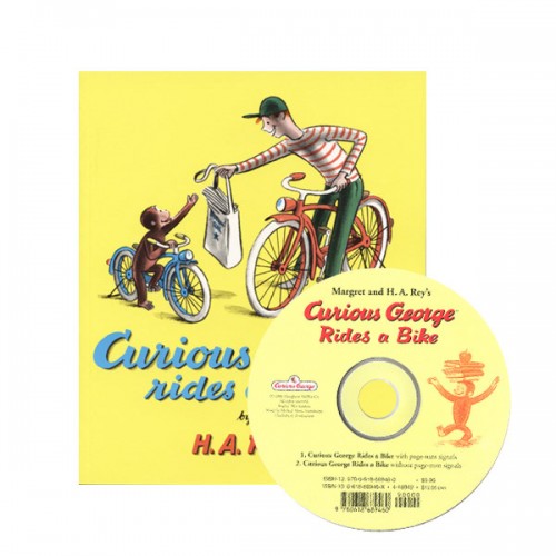  Curious George Rides a Bike (Paperback & CD)