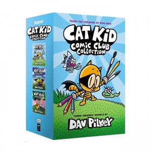 The Cat Kid Comic Club Collection : From the Creater of Dog Man #1-3 Boxed Set (Hardcover, 풀컬러, 만화)(CD없음)