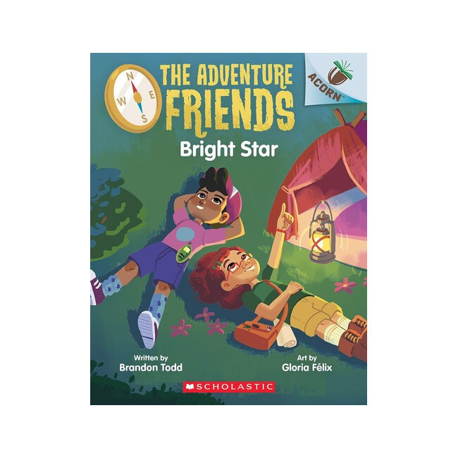 The Adventure Friends #3: Bright Star (An Acorn Book) (Paperback+CD, ̱)
