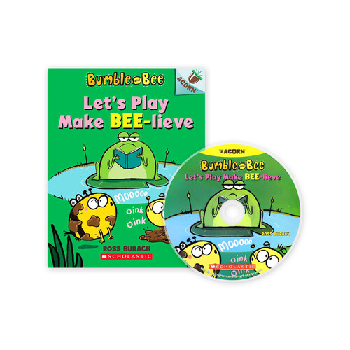 Bumble and Bee #2: Let's Play Make Bee-lieve (CD & StoryPlus) (Paperback + CD, ̱)