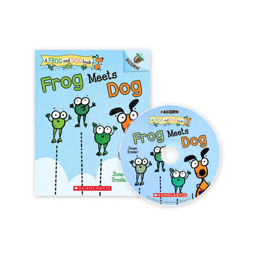 A Frog and Dog Book #1: Frog Meets Dog (CD & StoryPlus) (Paperback+CD, ̱)