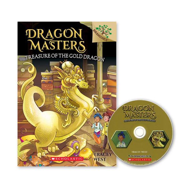 Dragon Masters #12:Treasure of the Gold Dragon (with CD & Storyplus QR) NEW