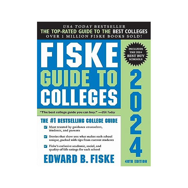 [ĺ:B] Fiske Guide to Colleges 2024 (Paperback, ̱)