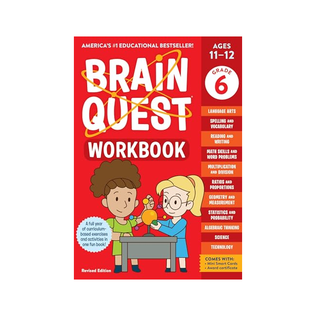 [�ĺ�:ƯA]Brain Quest Workbook: 6th Grade (Revised Edition) 