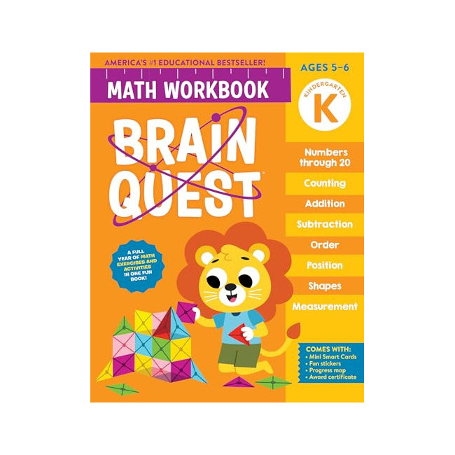 [�ĺ�:B��]Brain Quest Math Workbook: Kindergarten