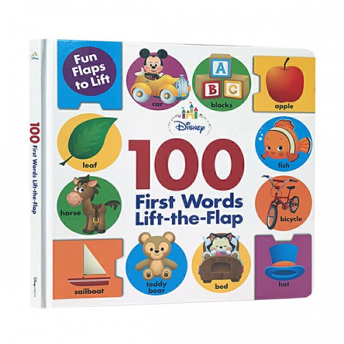 [ĺ:ƯA]Disney Baby 100 First Words Lift-the-Flap 