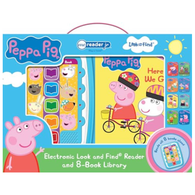 [�ĺ�:ƯA]Peppa Pig: Me Reader Jr Electronic Look and Find Reader and 8-Book