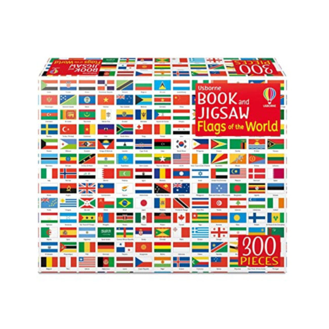 Usborne Book and Jigsaw Flags of the World