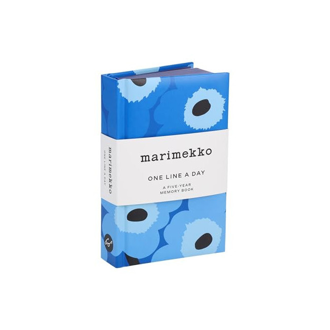 Marimekko One Line a Day (Blue Unikko) : A Five-Year Memory Book