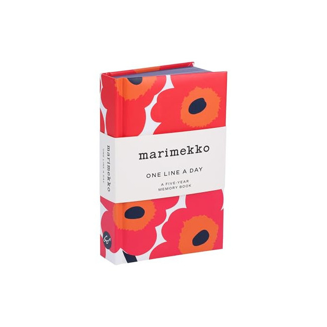 Marimekko One Line a Day (Red Unikko) : A Five-Year Memory Book