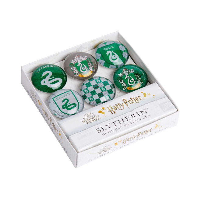 Harry Potter: Slytherin Glass Magnet Set (Set of 6)