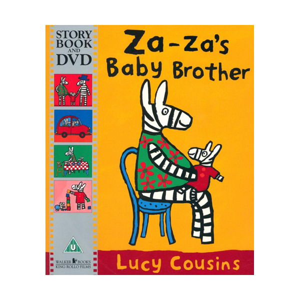 [Ư] Za-Za's Baby Brother (Book & DVD, )
