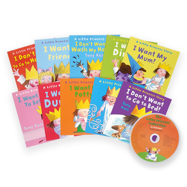 [ƯƮ] Little Princess Collection : Book & CD 10 Set (Paperback+CD, )