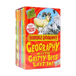 [특가세트]Horrible Geography with the Gritty Bits Left in 10 Book (Paperback, 10종, 영국판)(CD없음)