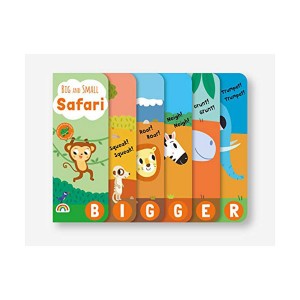 [Ư] Big and Small - Safari (Board book, )