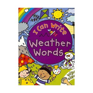 [Ư] I Can Write : Weather Words (Wipe Clean Book)(Paperback, )
