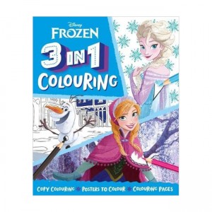 [Ư] Disney Frozen: 3-In-1 Colouring Book (Paperback, UK)