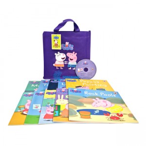 [ƯƮ] Peppa Pig Purple Bag 10 Books Set (Paperback + CD, )