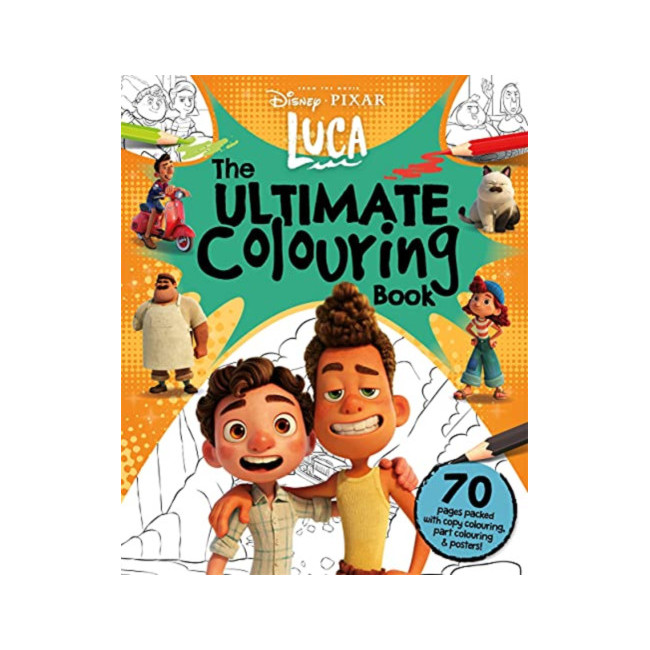 Disney Pixar Luca: The Ultimate Colouring Book 