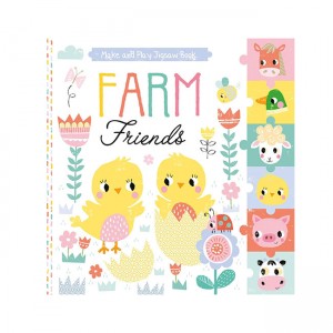 Farm Friends - Children's Make & Play Jigsaw Book