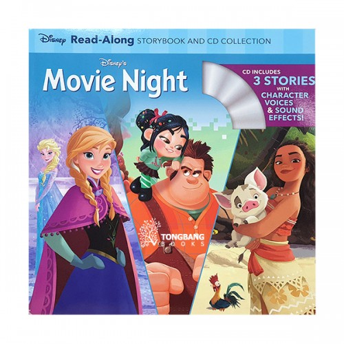 Disney's Movie Night Read-Along Storybook and CD 3-in-1 Collection