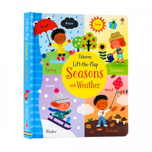 ★Spring★Usborne Lift the Flap : Seasons and Weather (Board book, UK)